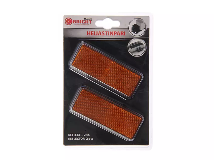 C-BRIGHT HEIJASTINPARI KELT. 96X38MM - Ajoneuvoheijastimet ja kilvet - 1-92418 - 1