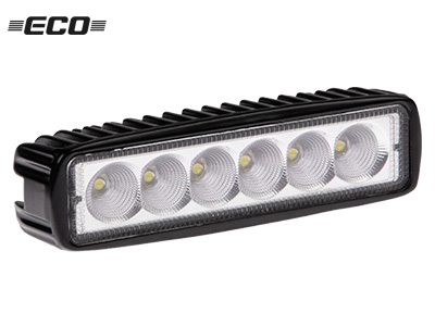 Ecoline led-työvalo suorakaide - 18W / 612LM / 6000K - LED-työvalot <28W - 1-92378 - 1