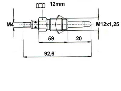 HEHKU GJ54MI 20,5V PM73 - Hehkutulpat - 8019-0748 - 1