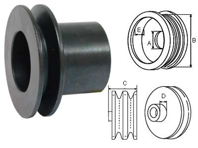 HIHNAPYÖRÄ 131200 VW 40MM - Hihnapyörät - 2901-3618 - 1