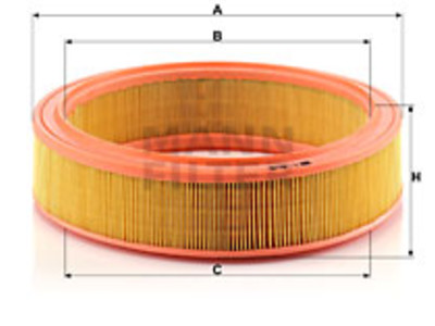 ILMANSUODATIN MANN, FIAT - Ilmansuodattimet - 1482-C3078 - 1