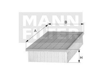 ILMANSUODATIN MANN, ISUZU - Ilmansuodattimet - 1482-C25018 - 1