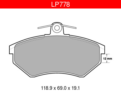JARRUPALASARJA DELPHI ETU, AUDI, SEAT, VW - Jarrupalasarjat - LP778 - 1