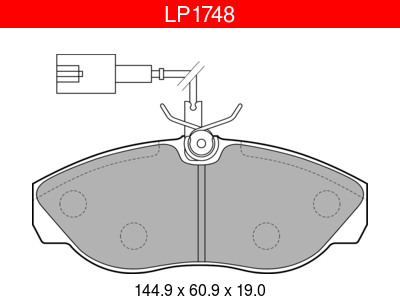 JARRUPALASARJA DELPHI ETU, CITROEN, FIAT, PEUGEOT - Jarrupalasarjat - LP1748 - 1