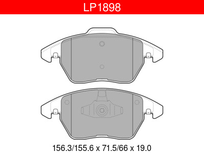 JARRUPALASARJA DELPHI ETU, CITROEN, PEUGEOT - Jarrupalasarjat - LP1898 - 1
