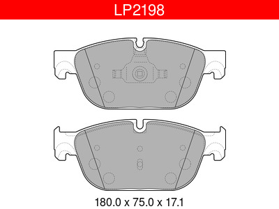 JARRUPALASARJA DELPHI, ETU, CITROËN / DS / PEUGEOT - Jarrupalasarjat - LP2198 - 1