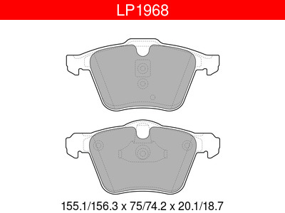 JARRUPALASARJA DELPHI ETU, FORD, VOLVO - Jarrupalasarjat - LP1968 - 1