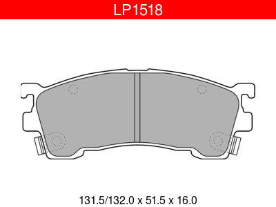 JARRUPALASARJA DELPHI ETU, MAZDA - Jarrupalasarjat - LP1518 - 1