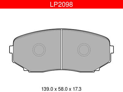 JARRUPALASARJA DELPHI ETU, MAZDA - Jarrupalasarjat - LP2098 - 1