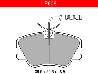JARRUPALASARJA DELPHI ETU, MERCEDES - Jarrupalasarjat - LP608 - 1