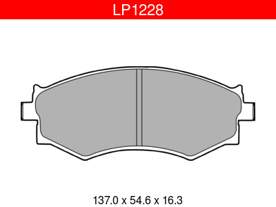 JARRUPALASARJA # DELPHI ETU, NISSAN - Jarrupalasarjat - LP1228 - 1