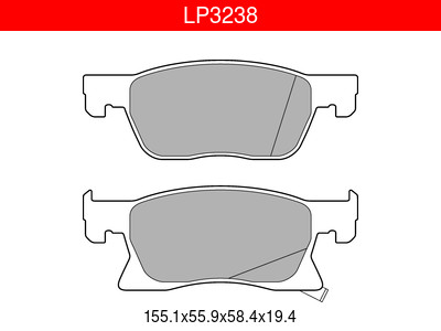 JARRUPALASARJA DELPHI ETU, OPEL - Jarrupalasarjat - LP3238 - 1