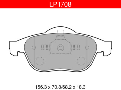 JARRUPALASARJA DELPHI ETU, RENAULT - Jarrupalasarjat - LP1708 - 1