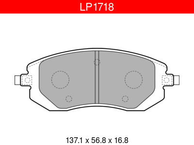 JARRUPALASARJA DELPHI ETU, SUBARU - Jarrupalasarjat - LP1718 - 1