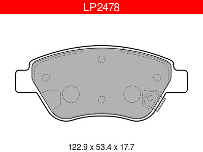 JARRUPALASARJA DELPHI ETU, OPEL - Jarrupalasarjat - LP2478 - 1