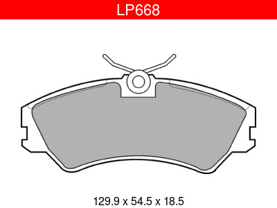 JARRUPALASARJA DELPHI ETU, VW - Jarrupalasarjat - LP668 - 1