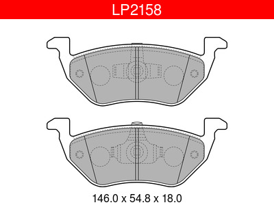 JARRUPALASARJA DELPHI TAKA, FORD, MAZDA - Jarrupalasarjat - LP2158 - 1