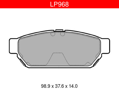 JARRUPALASARJA DELPHI TAKA, MITSUBISHI, PROTON - Jarrupalasarjat - LP968 - 1
