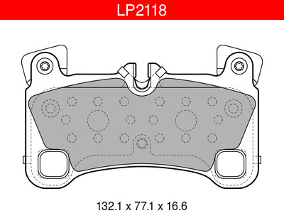 JARRUPALASARJA DELPHI TAKA, PORSCHE, VW - Jarrupalasarjat - LP2118 - 1