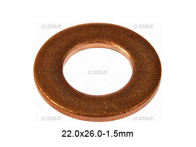 KUPARITIIVISTE 22X26X1,5MM - O-renkaat, stefat, tiivisteet - 52268 - 1