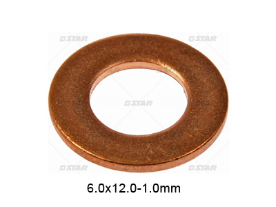 KUPARITIIVISTE 6X12X1,0MM - O-renkaat, stefat, tiivisteet - 52278 - 1