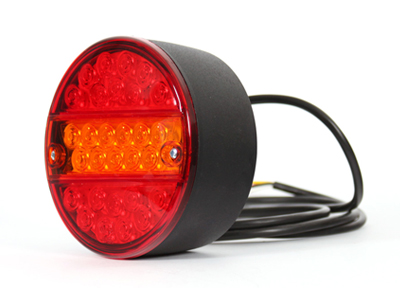 LED-TAKAVALO 12V HALK. 140 MM VAST - LED-pyöreät takavalot - 1606-27818 - 1