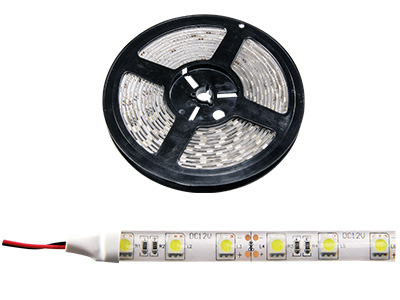 LED-VALONAUHA 5M VALK.12V 3000K 300XSMD5050 LED PÄÄLTÄ - LED-valonauhat - 1609-60608 - 1