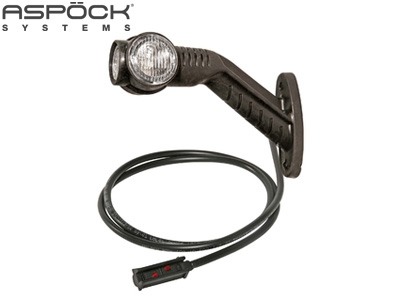 LED-ÄÄRIVALO KUMIVARSI SUPERPOINT III 45AST VAS. 1,25M JOHTO - Kumivarsi äärivalot - 1608-6738 - 1