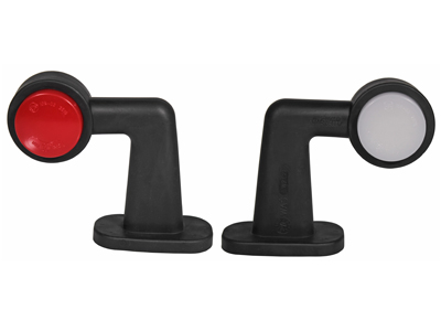 LED NEON EFFECT KUMIV. ÄÄRIVALO VAS. 12/24V 148X125X49 MM - Kumivarsi äärivalot - 1606-27768 - 1