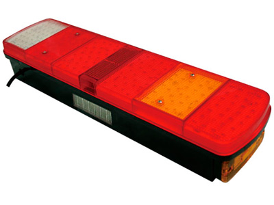 LED TAKAVALO 24V 7-KAM. OIKEA - LED-suorakaide takavalot - 1610-22008 - 1