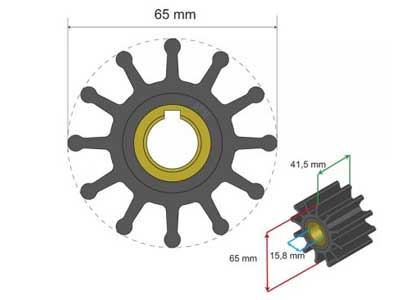 SIIPIPYÖRÄ HD - Veneen siipipyörät - 1798-0601018 - 1
