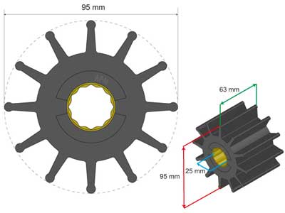 SIIPIPYÖRÄ HD - Veneen siipipyörät - 1798-0602028 - 1