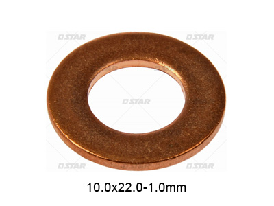 SUUTTIMEN POHJATIIVISTE 10X22X1,0MM - O-renkaat, stefat, tiivisteet - 52358 - 1