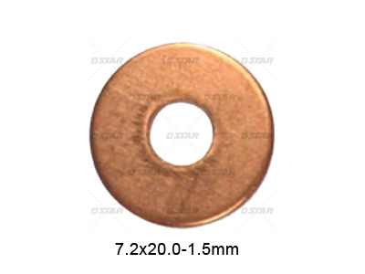 SUUTTIMEN POHJATIIVISTE 7,2X20X1,5MM - O-renkaat, stefat, tiivisteet - 52328 - 1