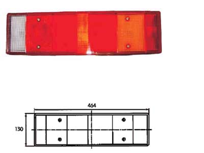 VARALASI VOLVO VAS/OIK. - 7- Kammiovalaisimet varaosat - 1608-4718 - 1
