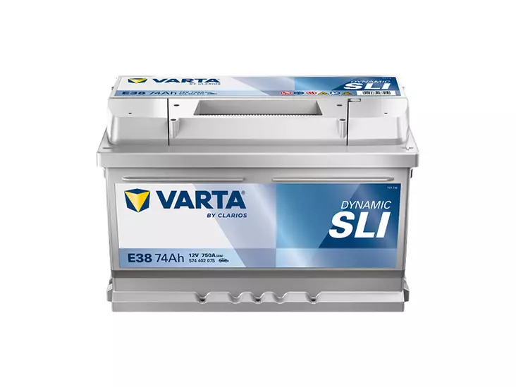 VARTA DYNAMIC SLI 74AH 750A 278X175X175MM -/+ - VARTA käynnistysakut - 1820-E38 - 1