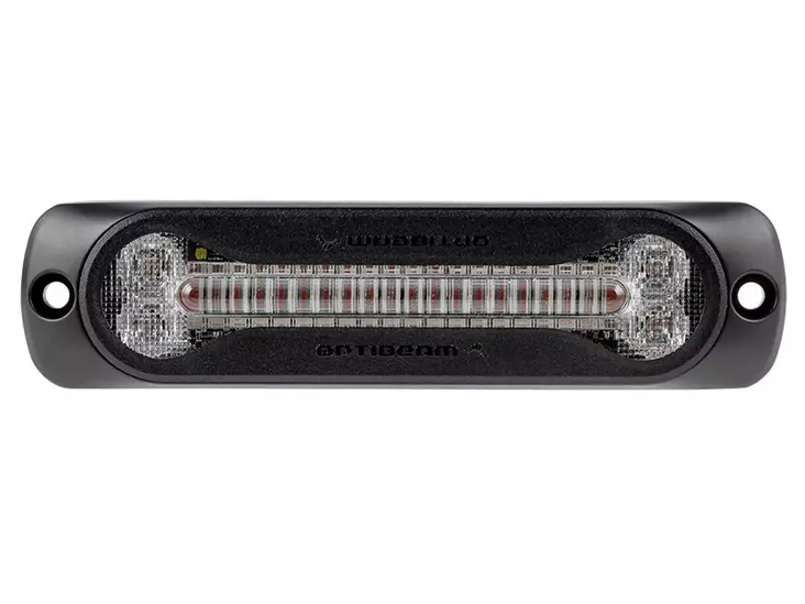 Optibeam Dark Phantom SX6 led-tasovilkku 12-24V - Punainen - LED-tasovilkku - 1603-300778 - 1