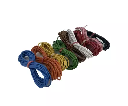 2,5mm² x 5m johtolajitelma 9 väriä 45 metriä - Autojohdot 2.50mm2 - 2-5X9 - 2