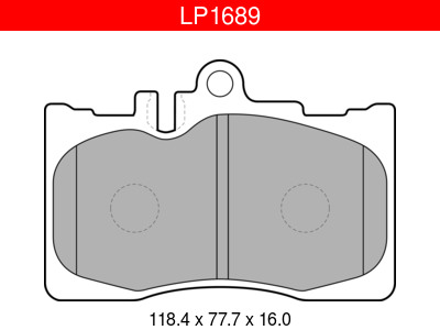 JARRUPALASARJA DELPHI ETU, LEXUS - Jarrupalasarjat - LP1689 - 1