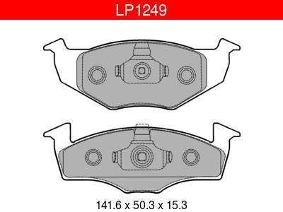 JARRUPALASARJA DELPHI ETU, SEAT, VW - Jarrupalasarjat - LP1249 - 1