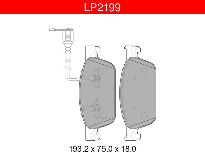 JARRUPALASARJA DELPHI ETU, VW - Jarrupalasarjat - LP2199 - 1