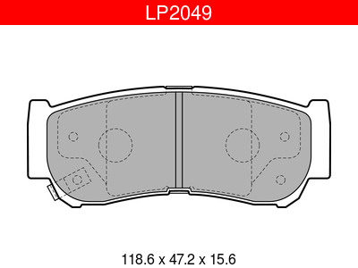 JARRUPALASARJA DELPHI TAKA, HYUNDAI - Jarrupalasarjat - LP2049 - 1