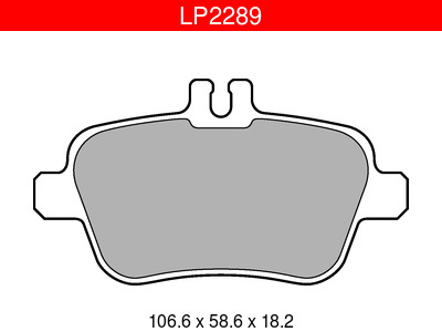 JARRUPALASARJA DELPHI TAKA, MERCEDES - Jarrupalasarjat - LP2289 - 1