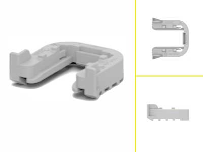 KIINNIKE HDSCS GROUP B LAIPALLISIIN, 3,5MM PANEELIIN - HDSCS-tarvikkeet - 1090-01349 - 1