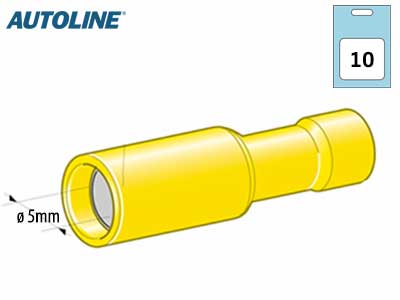 LIITINBLISTER KELT. 5MM PYÖR. N. 10-KPL - Liitin Keltainen - 1569-20039 - 1