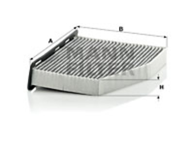 RAITISILMASUODATIN MANN, VAG - Raitisilmasuodattimet - 1482-CUK2939 - 1