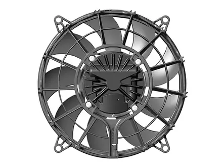 SPAL VA109 hiiletön vapaatuuletin - 12V / Imevä / Ø255mm (278mm) - Imevät vapaatuulettimet 12V - 9000-30107089 - 1