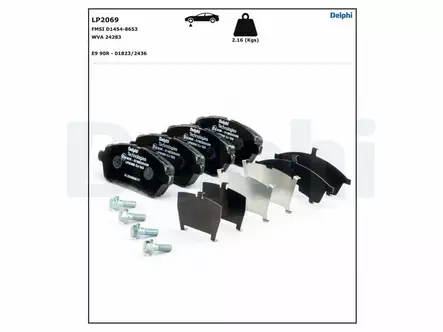 JARRUPALASARJA DELPHI ETU, DAIHATSU, FORD, MAZDA, SUBARU - Jarrupalasarjat - LP2069 - 2
