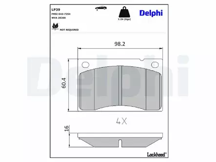 JARRUPALASARJA DELPHI ETU, VOLVO - Jarrupalasarjat - LP39 - 2