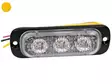 AXIXTECH ST3 KELTAINEN LED-TASOVILKKU 3-LED - LED-tasovilkku - 1603-300589 - 1